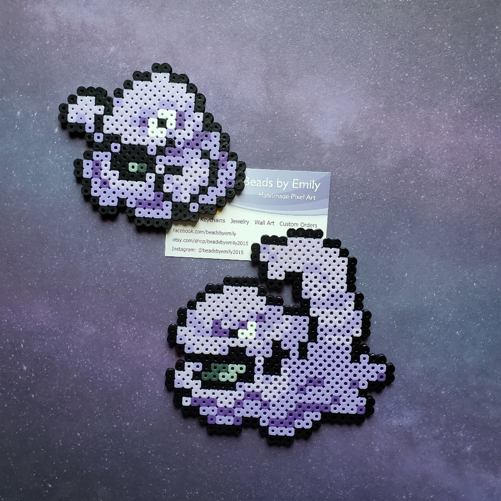 Grimer & Muk Magnets - Handmade Pokemon Home Decor - Game Room